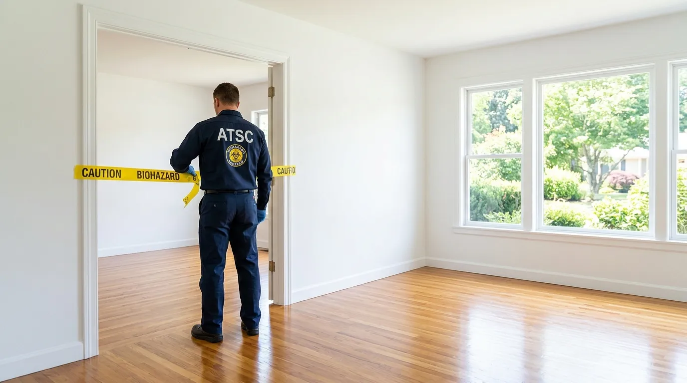 Certified biohazard cleanup crew performing Crime Scene Cleanup in Visitacion Valley