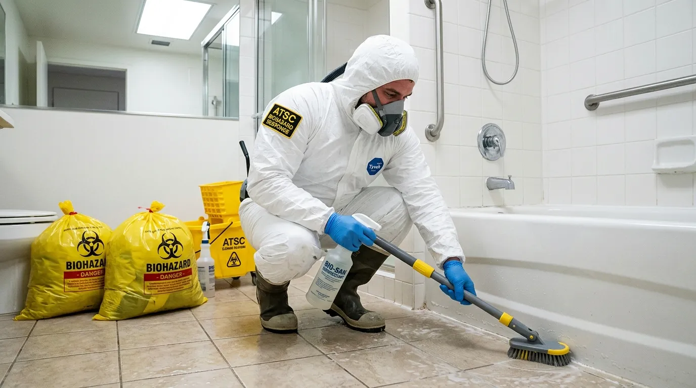 Decontamination equipment deployed for Blood Cleanup in Visitacion Valley